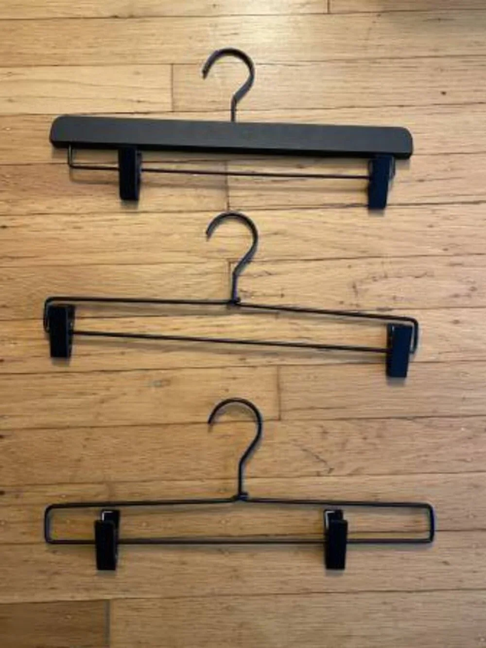 3  pant hangers